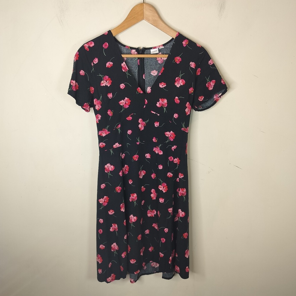 Floral Dress Rayon Mini Romantic Sold